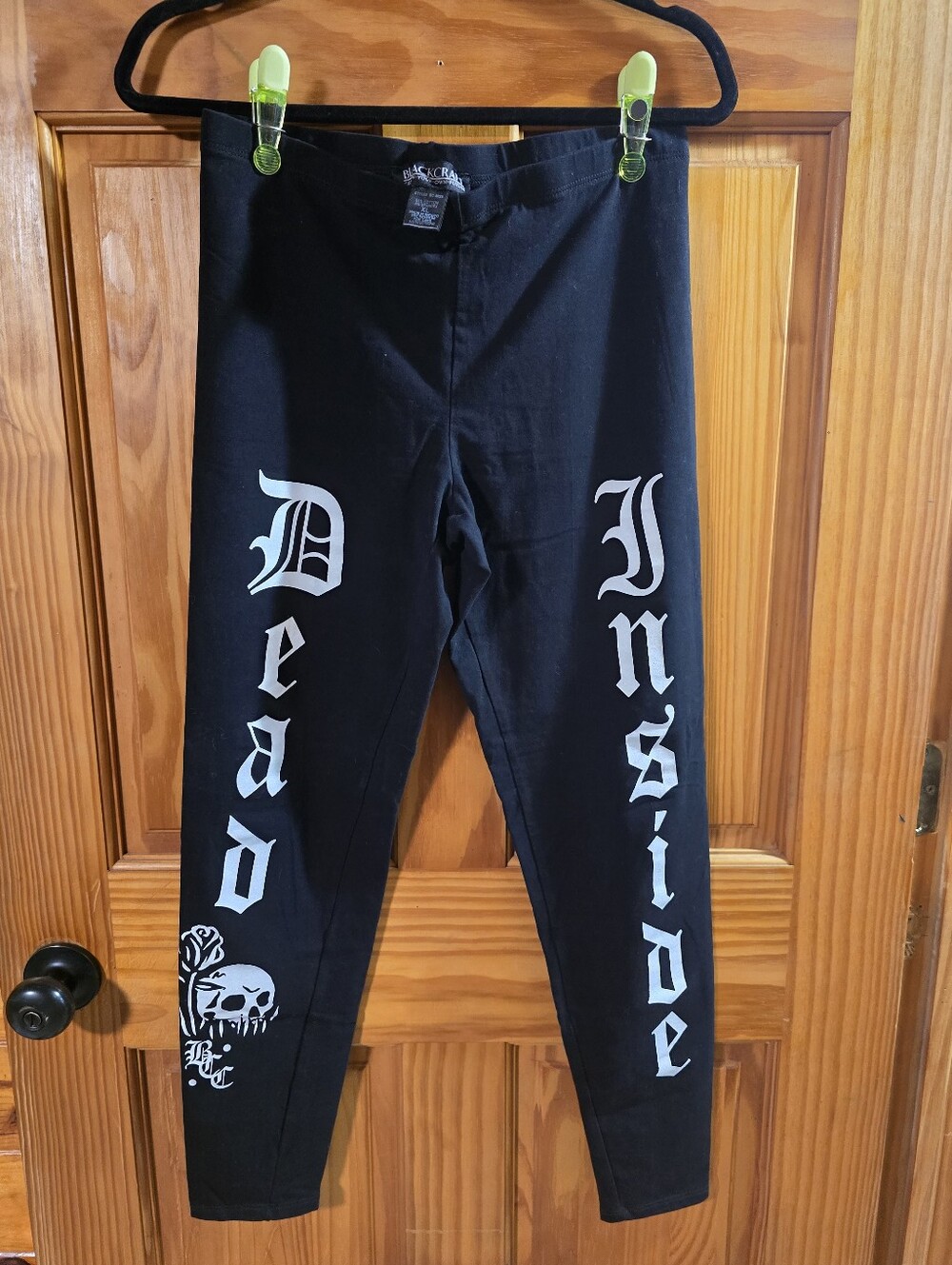 Blackcraft Cult Dead Inside Leggings XL NWOT